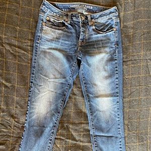 American Eagle Boy Crop Stretch Jeans